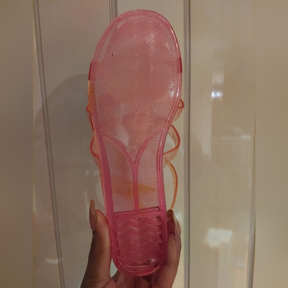 Pink jelly gladiator sandals - Picture 10 of 12